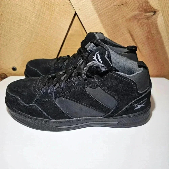 Reebok Dayod Composite Toe High Top Work‎ Shoes, Black, Men's 8M Women's 10M - Picture 3 of 6